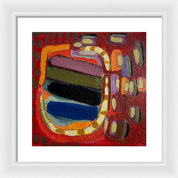 Framed Print | Decorative Flask | Gretchen Langner Art
