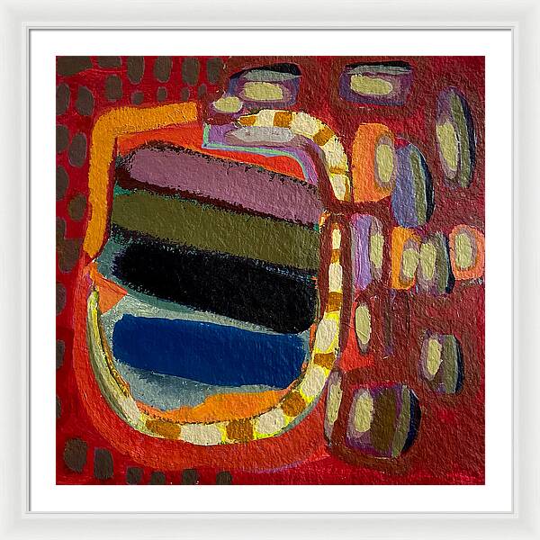Framed Print | Decorative Flask | Gretchen Langner Art