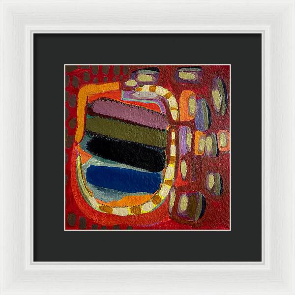 Framed Print | Decorative Flask | Gretchen Langner Art