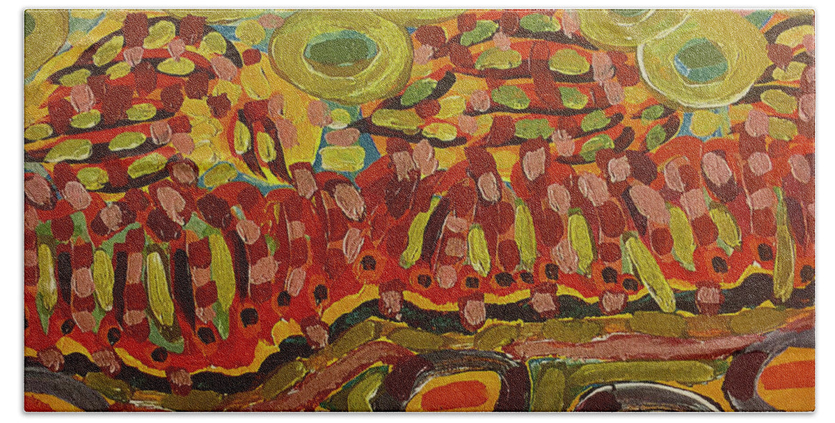 Beach Towel | In the Shoe Department | Gretchen Langner Art