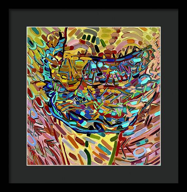 Framed Print | Morning Towel | Gretchen Langner Art