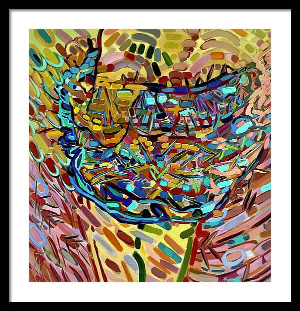Framed Print | Morning Towel | Gretchen Langner Art