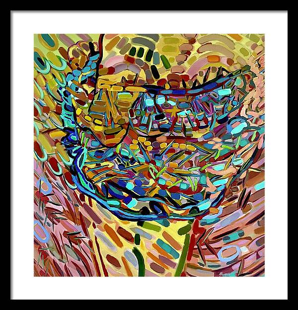 Framed Print | Morning Towel | Gretchen Langner Art