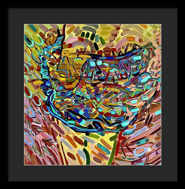 Framed Print | Morning Towel | Gretchen Langner Art