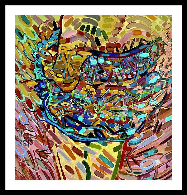 Framed Print | Morning Towel | Gretchen Langner Art