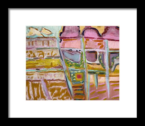 Framed Print | Sitting and Ice Cream | Gretchen Langner Art