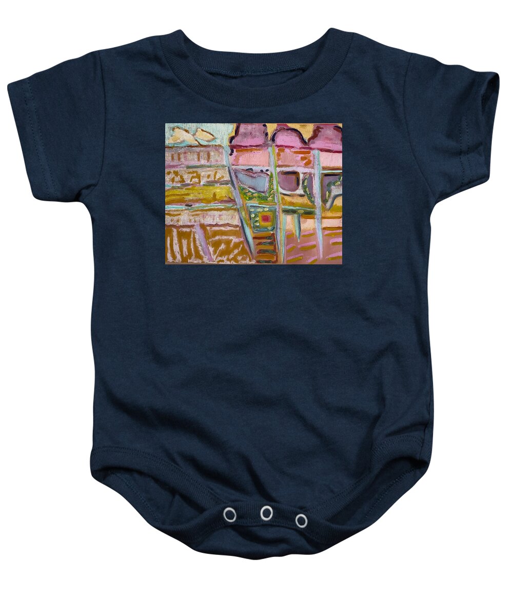 Sitting and Ice Cream - Baby Onesie | Gretchen Langner Art