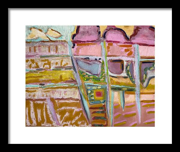 Framed Print | Sitting and Ice Cream | Gretchen Langner Art