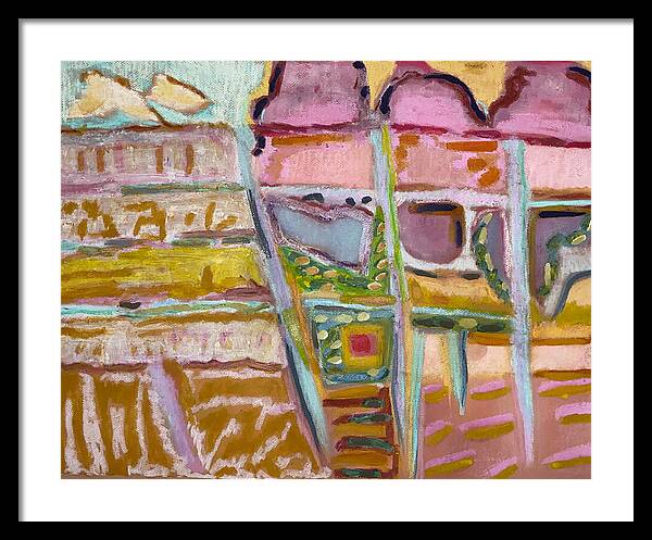Framed Print | Sitting and Ice Cream | Gretchen Langner Art