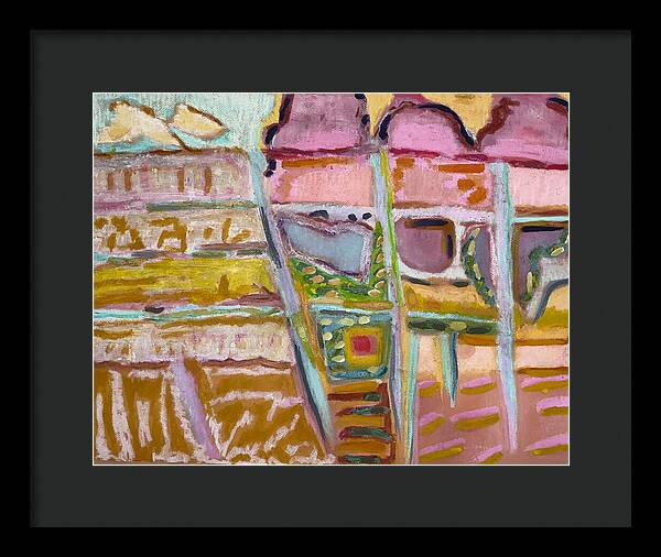 Framed Print | Sitting and Ice Cream | Gretchen Langner Art