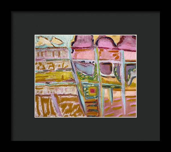 Framed Print | Sitting and Ice Cream | Gretchen Langner Art