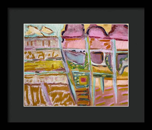 Framed Print | Sitting and Ice Cream | Gretchen Langner Art