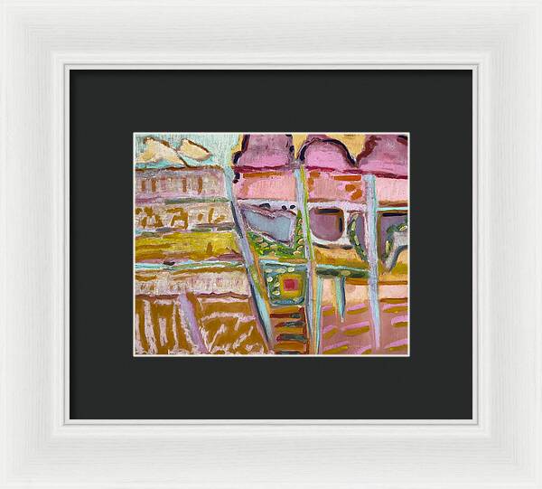 Framed Print | Sitting and Ice Cream | Gretchen Langner Art