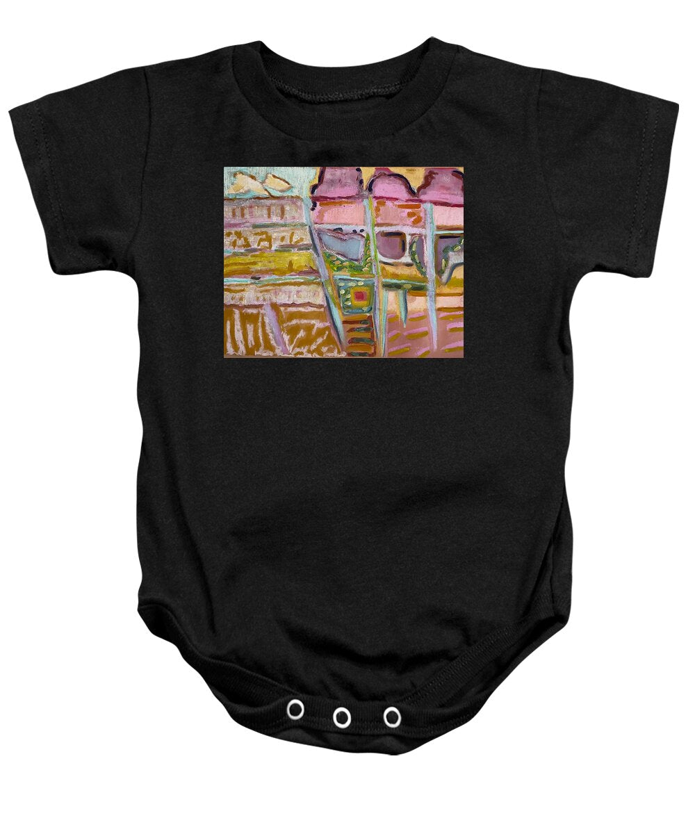 Sitting and Ice Cream - Baby Onesie | Gretchen Langner Art