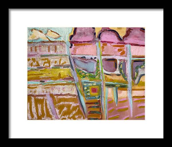 Framed Print | Sitting and Ice Cream | Gretchen Langner Art