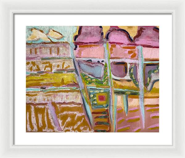 Framed Print | Sitting and Ice Cream | Gretchen Langner Art