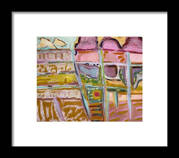 Framed Print | Sitting and Ice Cream | Gretchen Langner Art