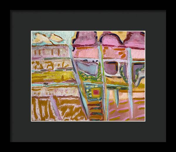 Framed Print | Sitting and Ice Cream | Gretchen Langner Art
