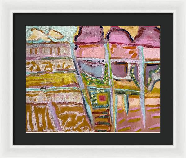 Framed Print | Sitting and Ice Cream | Gretchen Langner Art