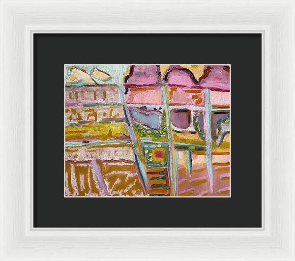 Framed Print | Sitting and Ice Cream | Gretchen Langner Art
