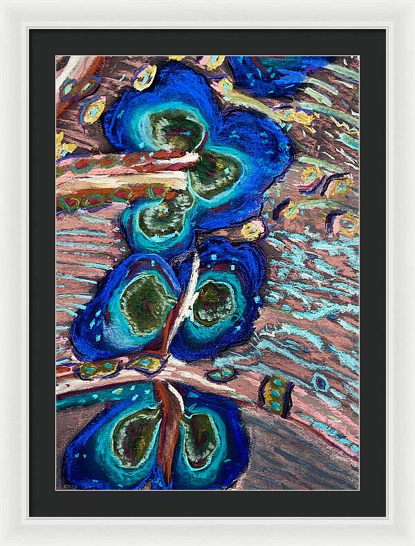 Framed Print | Tributaries and Flow | Gretchen Langner Art