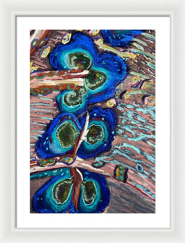Framed Print | Tributaries and Flow | Gretchen Langner Art