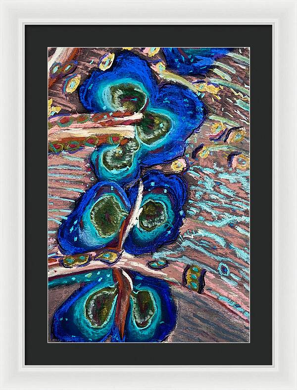 Framed Print | Tributaries and Flow | Gretchen Langner Art