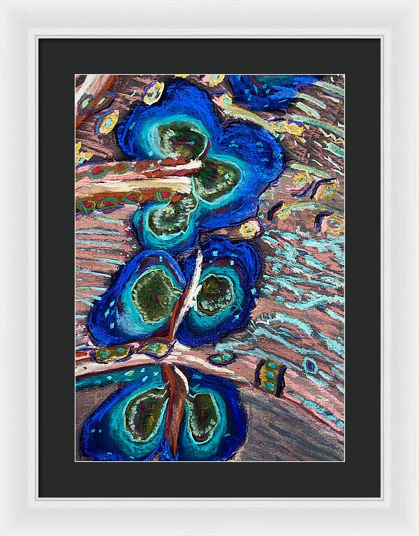 Framed Print | Tributaries and Flow | Gretchen Langner Art