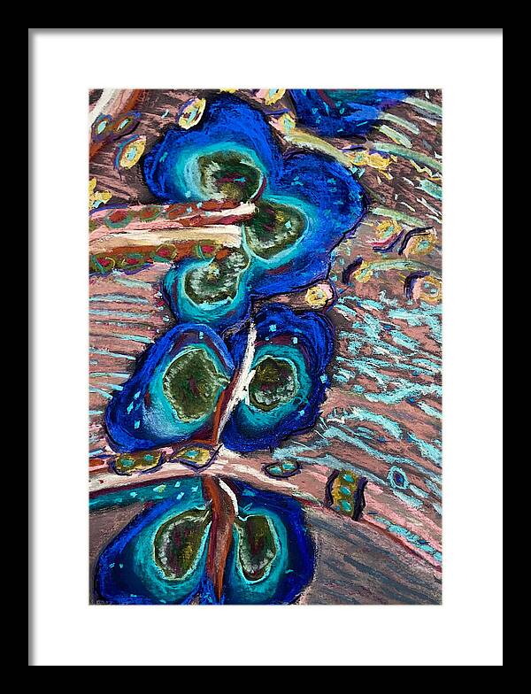 Framed Print | Tributaries and Flow | Gretchen Langner Art