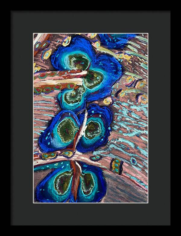 Framed Print | Tributaries and Flow | Gretchen Langner Art