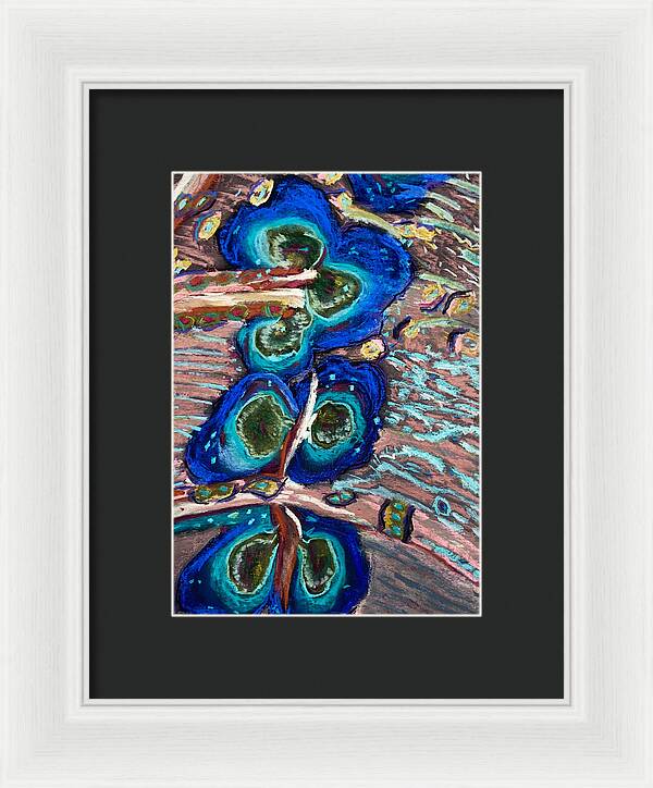 Framed Print | Tributaries and Flow | Gretchen Langner Art