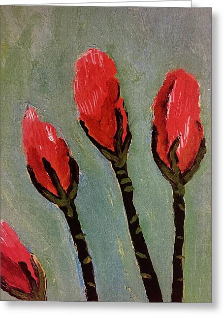 Tulips - Greeting Card | Gretchen Langner Art