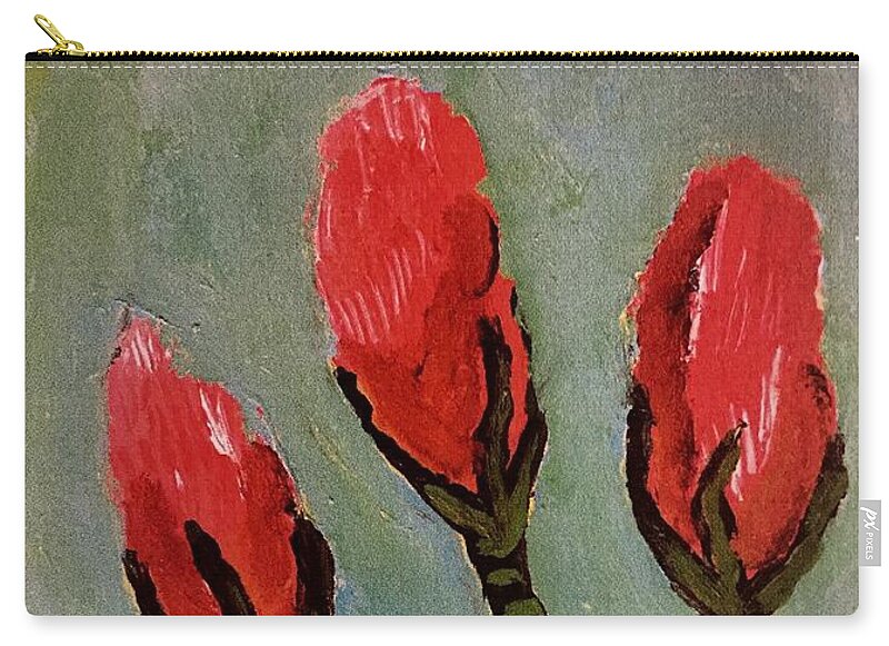 Tulips - Zip Pouch | Gretchen Langner Art