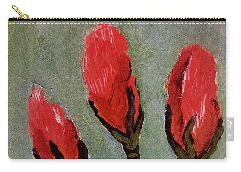 Tulips - Zip Pouch | Gretchen Langner Art