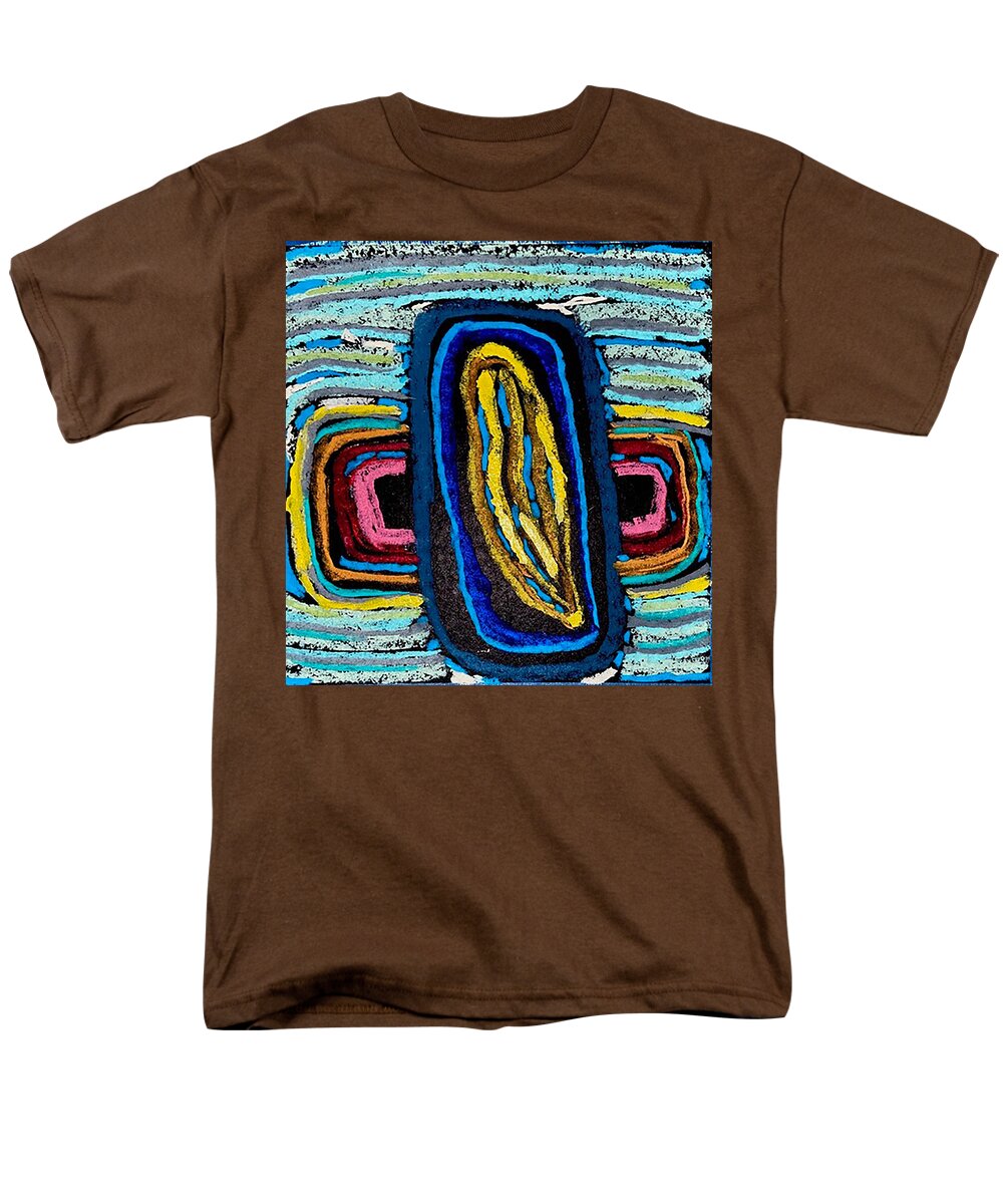 Yellow Seed #1 - Men's T-Shirt (Regular Fit) | Gretchen Langner Art