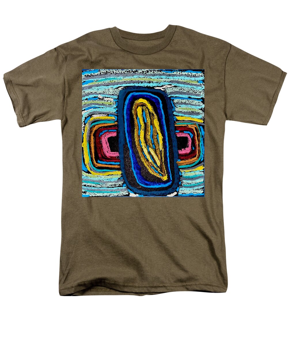 Yellow Seed #1 - Men's T-Shirt (Regular Fit) | Gretchen Langner Art