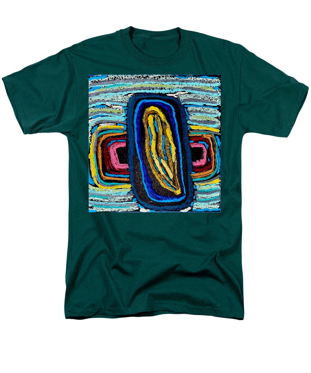 Yellow Seed #1 - Men's T-Shirt (Regular Fit) | Gretchen Langner Art