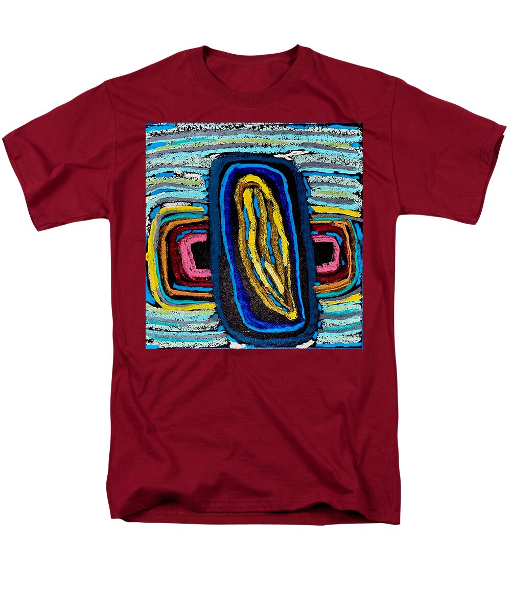 Yellow Seed #1 - Men's T-Shirt (Regular Fit) | Gretchen Langner Art