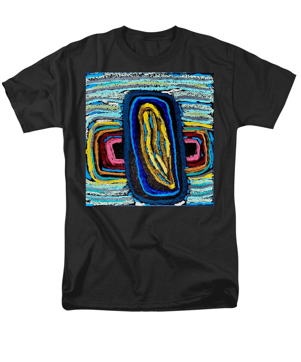 Yellow Seed #1 - Men's T-Shirt (Regular Fit) | Gretchen Langner Art