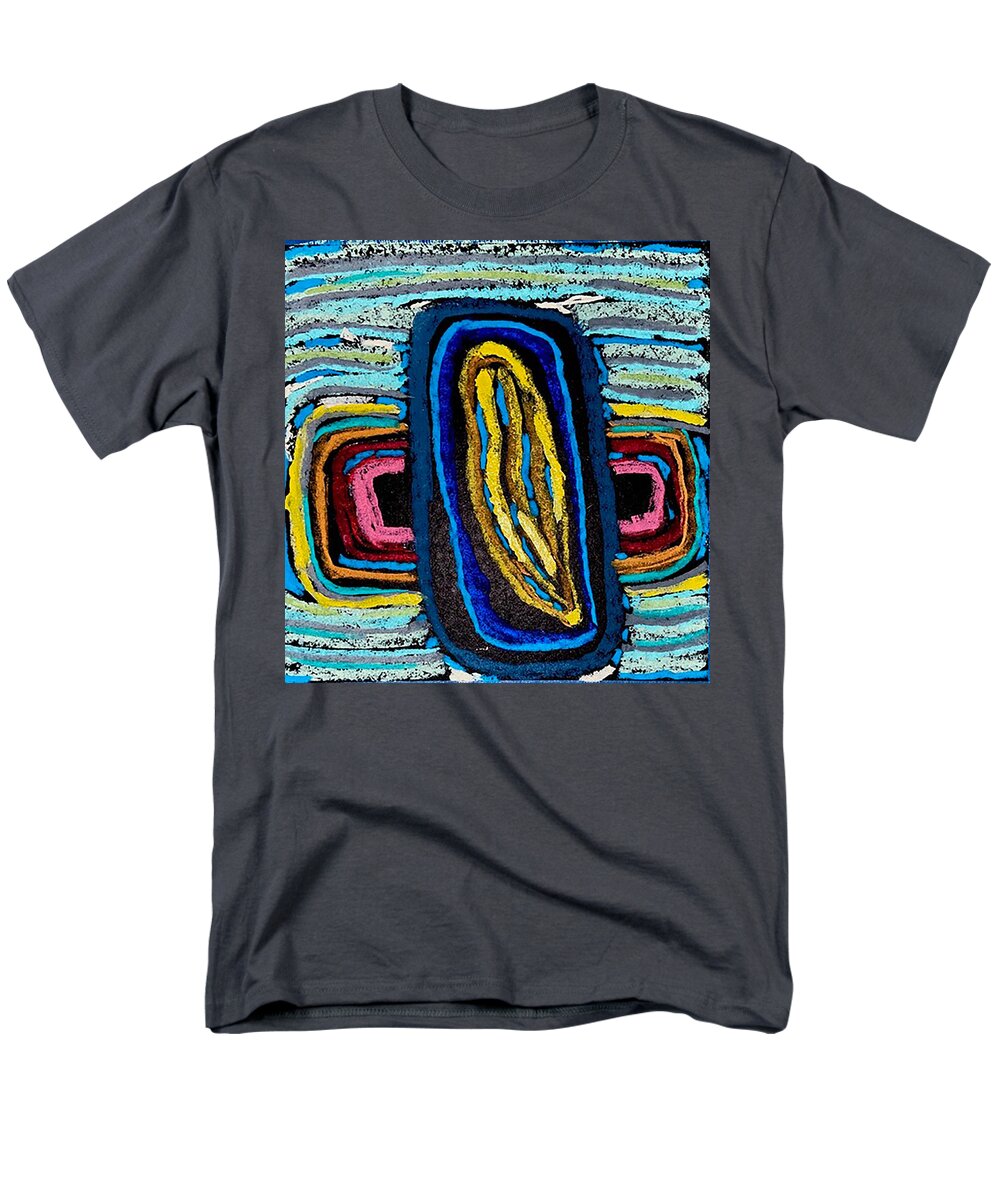 Yellow Seed #1 - Men's T-Shirt (Regular Fit) | Gretchen Langner Art