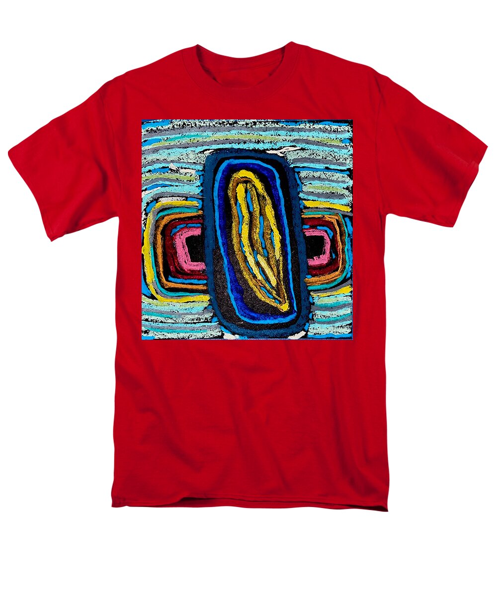 Yellow Seed #1 - Men's T-Shirt (Regular Fit) | Gretchen Langner Art