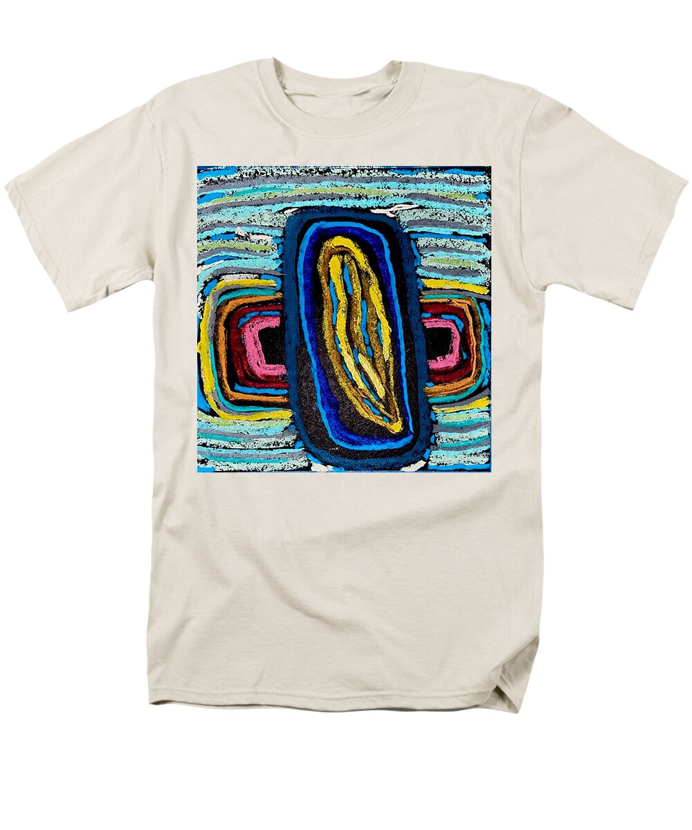 Yellow Seed #1 - Men's T-Shirt (Regular Fit) | Gretchen Langner Art