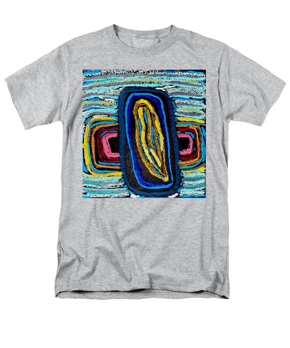 Yellow Seed #1 - Men's T-Shirt (Regular Fit) | Gretchen Langner Art