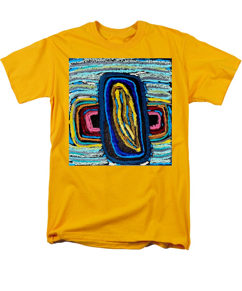 Yellow Seed #1 - Men's T-Shirt (Regular Fit) | Gretchen Langner Art