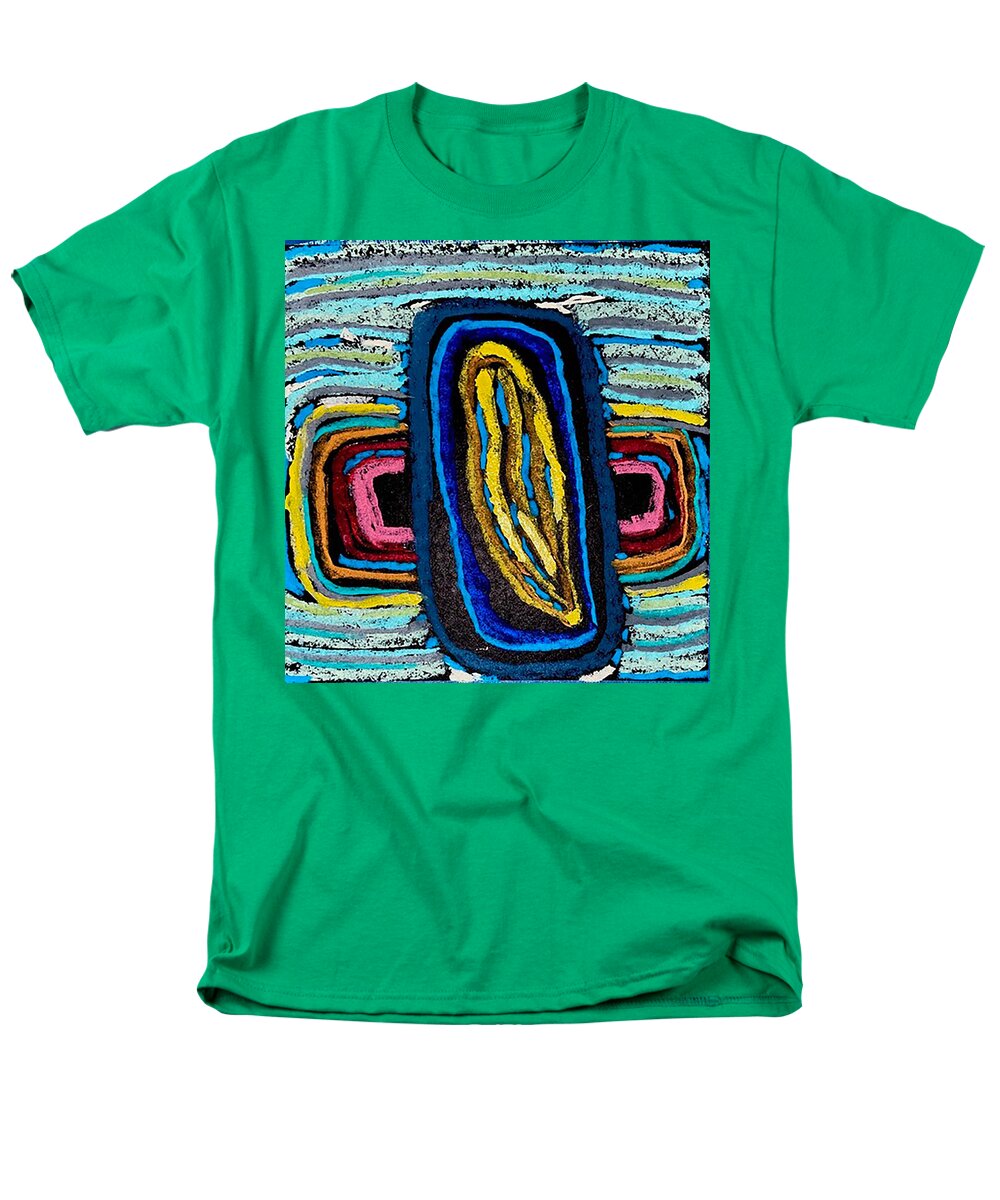 Yellow Seed #1 - Men's T-Shirt (Regular Fit) | Gretchen Langner Art