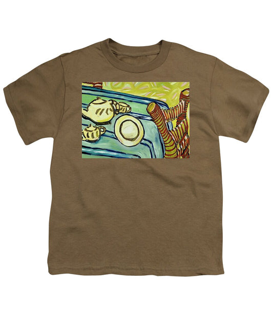 4'O Clock Tea - Youth T-Shirt | Gretchen Langner Art
