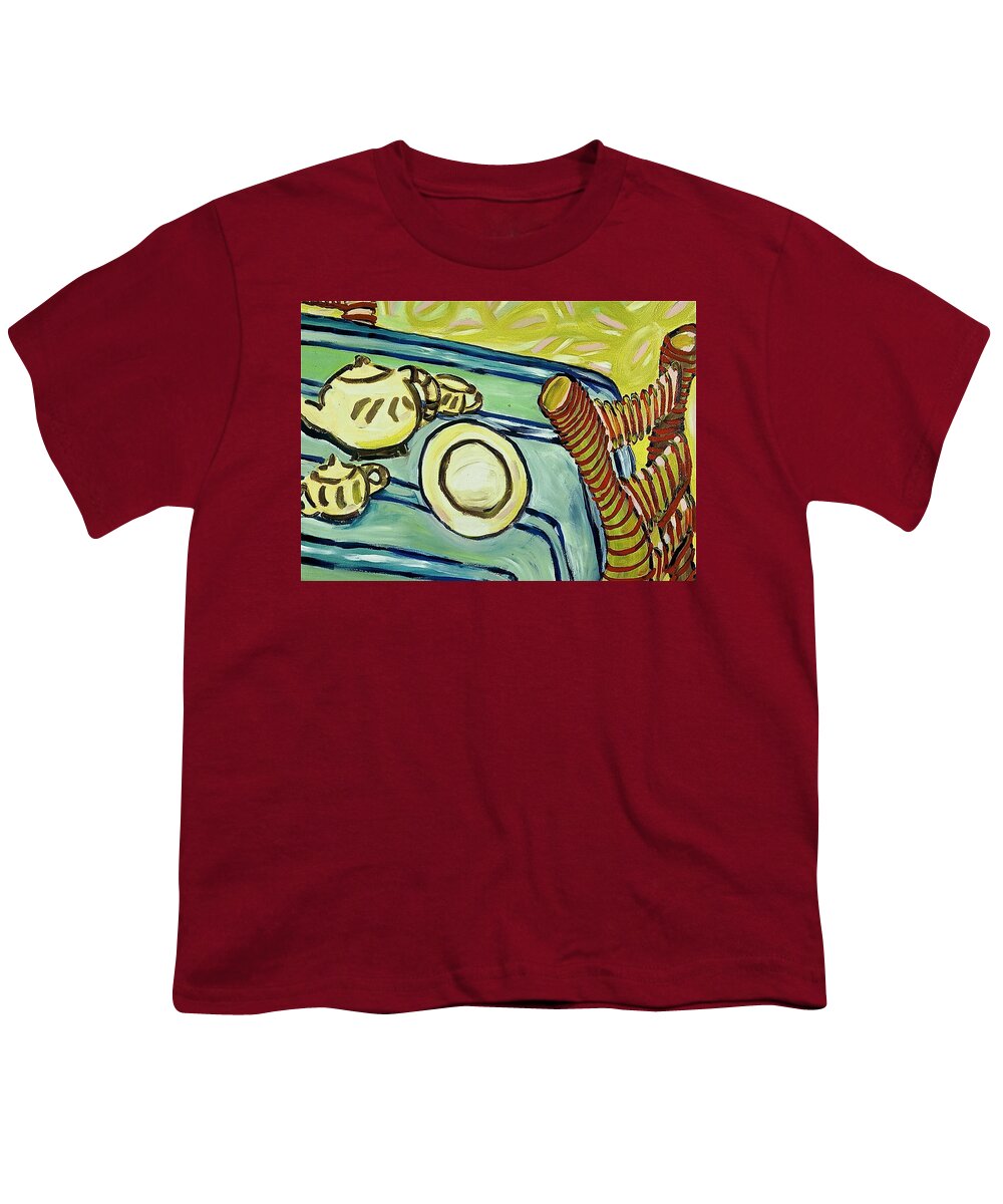 4'O Clock Tea - Youth T-Shirt | Gretchen Langner Art