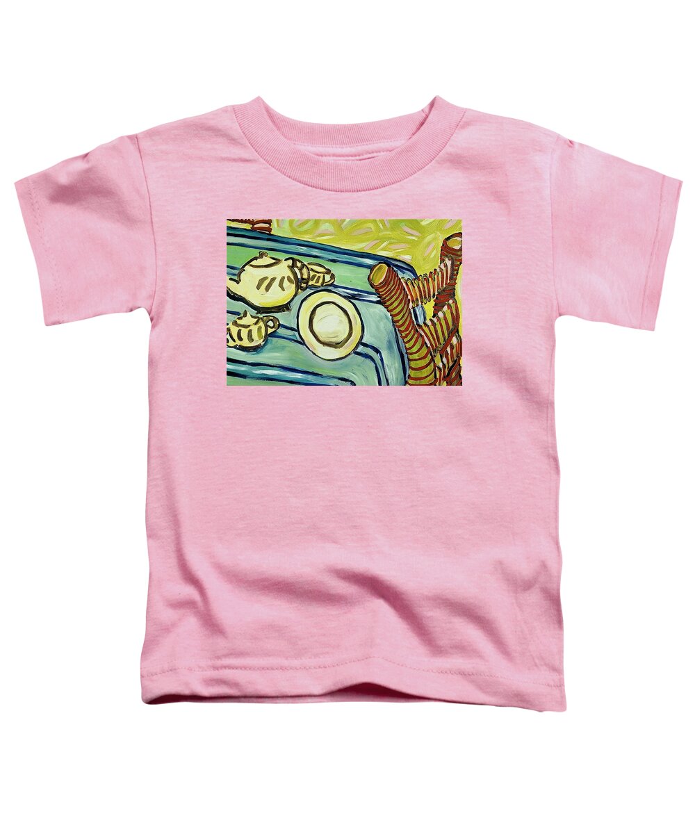 4'O Clock Tea - Toddler T-Shirt | Gretchen Langner Art