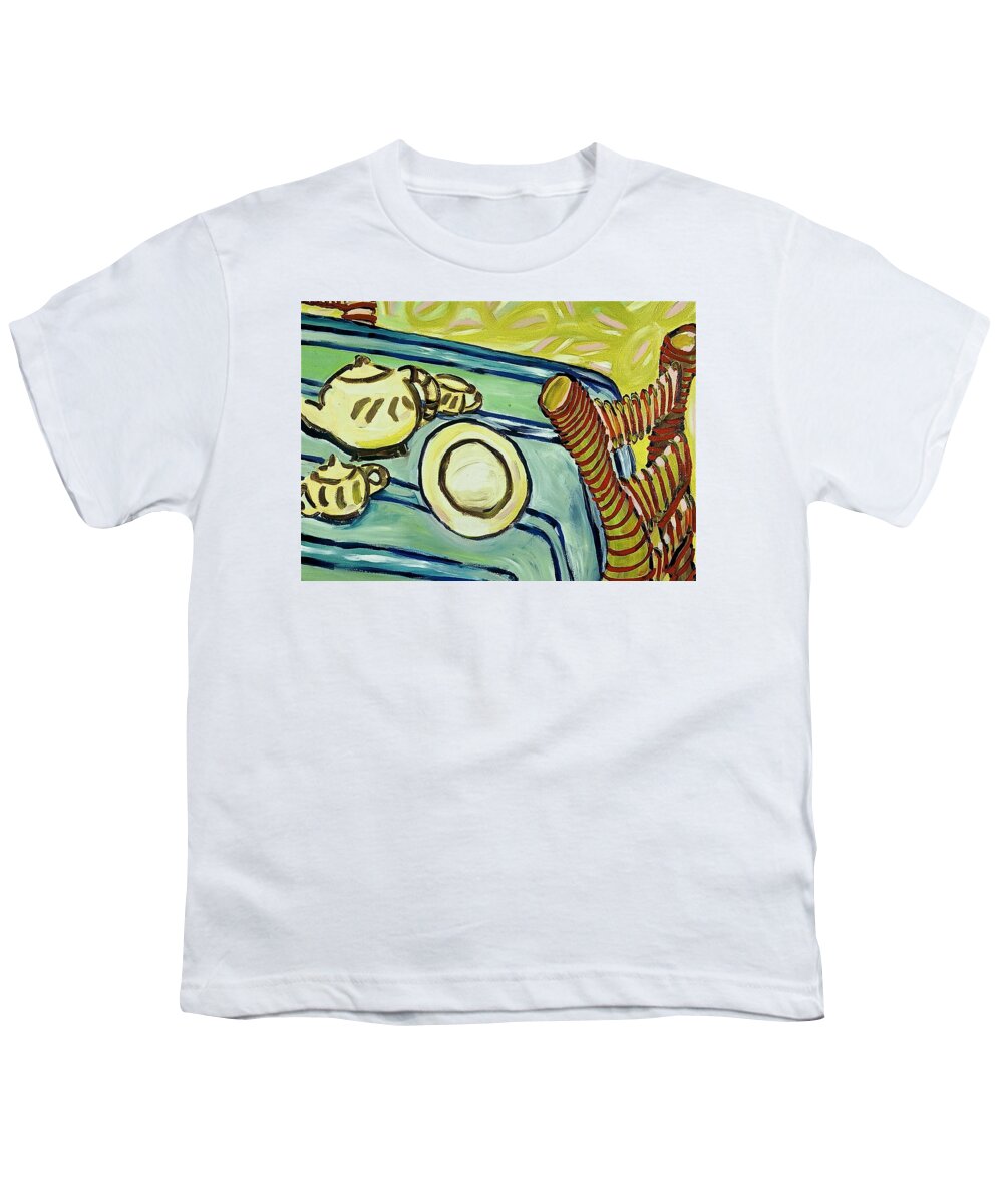 4'O Clock Tea - Youth T-Shirt | Gretchen Langner Art