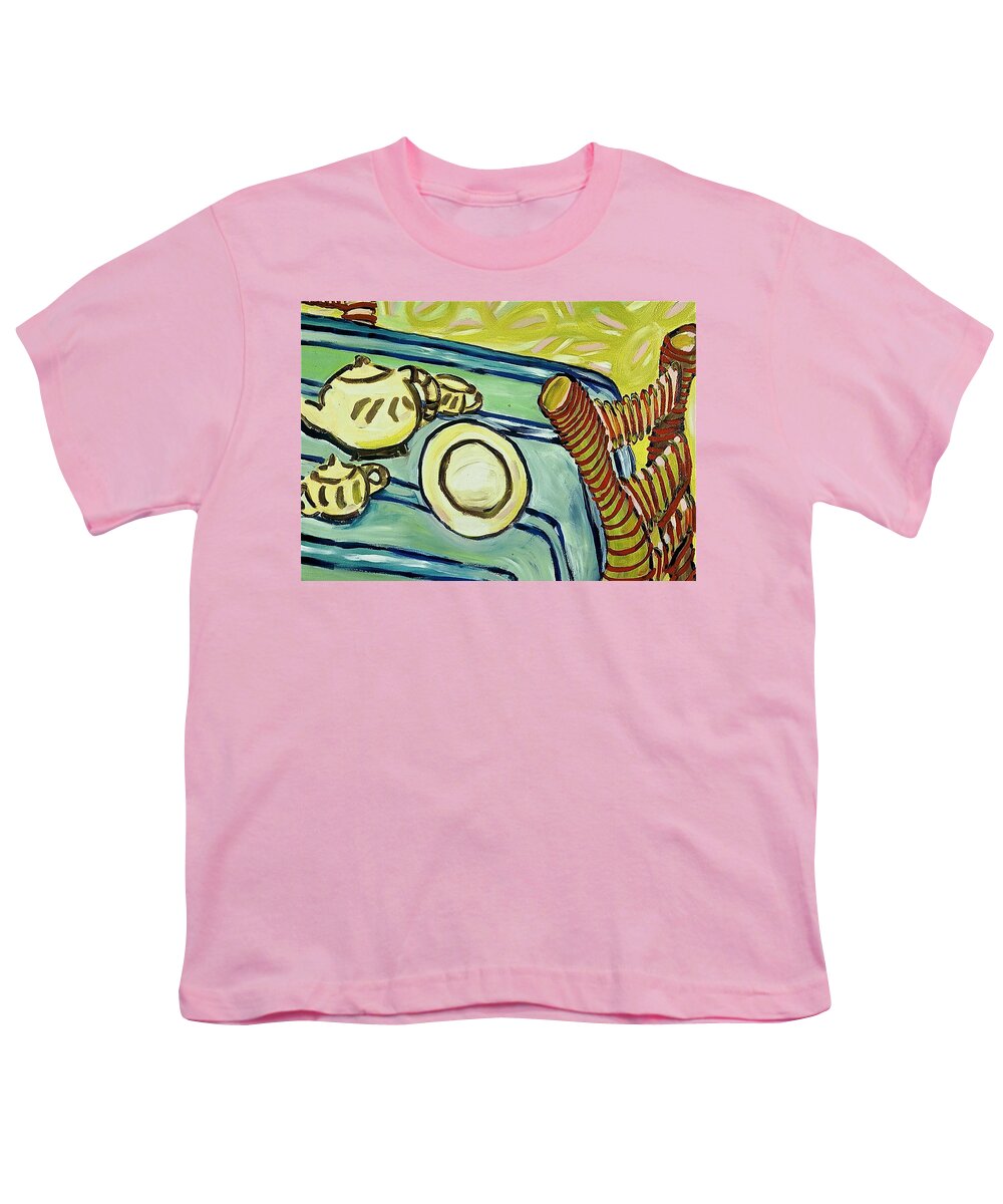 4'O Clock Tea - Youth T-Shirt | Gretchen Langner Art
